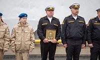 В АРХАНГЕЛЬСКЕ ОСВЯТИЛИ ГИДРОГРАФИЧЕСКОЕ СУДНО «СЕНЕЖ»