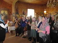 Пасхальный молебен для людей с потерей слуха прошел в северодвинском храме