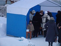 В день празднования Крещения Господня в нашем храме прошла благотворительная ярмарка