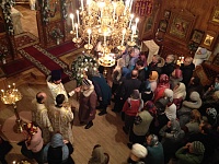 Ночное богослужение в праздник Крещения