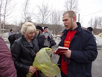 В Вербное воскресенье прошла благотворительная акция "Святое Евангелие в каждый дом"