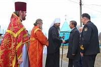 Митрополит Даниил совершил Литургию в северодвинском храме Воскресения Христова