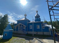 Митрополит Корнилий посетил храм на Яграх в Северодвинске