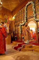 На северодвинском оборонном предприятии «Звездочка» освятили купол на храм св. Феодора Ушакова