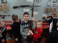 Воспитанники воскресной школы посетили музей поискового отряда "Эдельвейс"