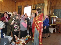 Пасхальный молебен для людей с потерей слуха прошел в северодвинском храме