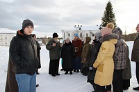 Прихожане Свято-Воскресенского храма посетили древнюю обитель Архангельской земли