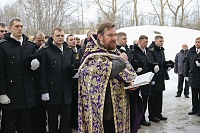 Празднование дня моряка-подводника в Северодвинске началось с молитвы