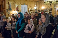 В день студента в храме Воскресения Христова совершили молебен о учащихся