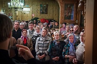 Литургию с сурдопереводом совершили в храме Воскресения Христова в Северодвинске