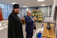 ПРОТОИЕРЕЙ ВАЛЕРИЙ СУВОРОВ ПОЖЕЛАЛ ПОМОЩИ БОЖИЕЙ СПЕЦИАЛИСТАМ ПРОИЗВОДСТВЕННОГО ОБЪЕДИНЕНИЯ «АРКТИКА»