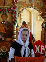 В день Светлого Праздника Пасхи в нашем храме был совершен молебен для людей с нарушениями слуха