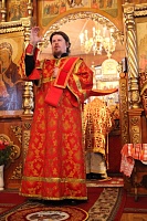 Епископ Даниил возглавил служение Божественной литургии в Воскресенском храме Северодвинска