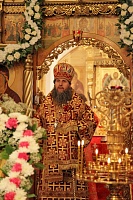 На северодвинском оборонном предприятии «Звездочка» освятили купол на храм св. Феодора Ушакова
