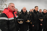 ВОЕННЫЕ МОРЯКИ СЕВЕРОДВИНСКА ПОМОЛИЛИСЬ ПЕРЕД НАЧАЛОМ ЛЕТНЕЙ НАВИГАЦИИ