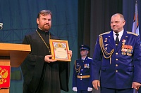 ПРОТОИЕРЕЙ ВАЛЕРИЙ СУВОРОВ ПОЗДРАВИЛ ВОИНСКУЮ ЧАСТЬ 21514 С ЮБИЛЕЕМ