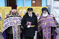 Празднование дня моряка-подводника в Северодвинске началось с молитвы