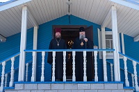 Митрополит Корнилий посетил храм на Яграх в Северодвинске