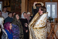 В Святочные дни в нашем храме совершен молебен для людей с нарушением слуха