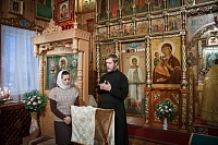 Литургию с сурдопереводом совершили в храме Воскресения Христова в Северодвинске