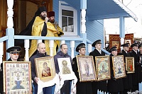 В Северодвинске военные моряки прошли крестным ходом в день памяти прав. Феодора Ушакова