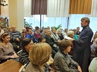 ПРОТОИЕРЕЙ АЛЕКСАНДР ЛАШКОВ ОБСУДИЛ С ЧИТАТЕЛЯМИ СЕВЕРОДВИНСКОЙ БИБЛИОТЕКИ ПОВЕСТЬ НИКОЛАЯ ЛЕСКОВА