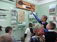 Воспитанники воскресной школы посетили музей поискового отряда "Эдельвейс"