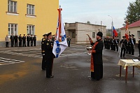 Боевое Знамя государственного морского полигона освятили в Северодвинске