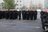 Ракетоносец Северного флота обрел флаг, освященный на мощах праведного Феодора Ушакова