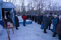В праздник Крещения Господня на территории нашего храма прошла миссионерская акция