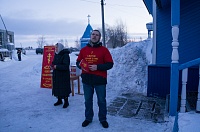 В праздник Крещения Господня на территории нашего храма прошла миссионерская акция