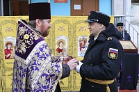 Празднование дня моряка-подводника в Северодвинске началось с молитвы