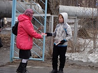 В Вербное воскресенье прошла благотворительная акция "Святое Евангелие в каждый дом"