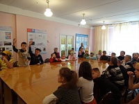 Воспитанники воскресной школы посетили музей поискового отряда "Эдельвейс"