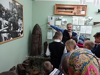 Воспитанники воскресной школы посетили музей поискового отряда "Эдельвейс"