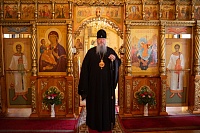 Митрополит Корнилий посетил храм на Яграх в Северодвинске