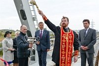 В Северодвинске освятили новый железнодорожный мост