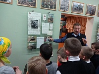 Воспитанники воскресной школы посетили музей поискового отряда "Эдельвейс"
