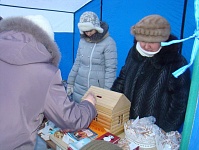 В день празднования Крещения Господня в нашем храме прошла благотворительная ярмарка