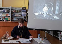 СЕВЕРОДВИНСКИЙ СВЯЩЕННИК ПРОВЕЛ БЕСЕДУ О ПОДВИГАХ ДЕТЕЙ ВО ВРЕМЯ ОТЕЧЕСТВЕННОЙ ВОЙНЫ